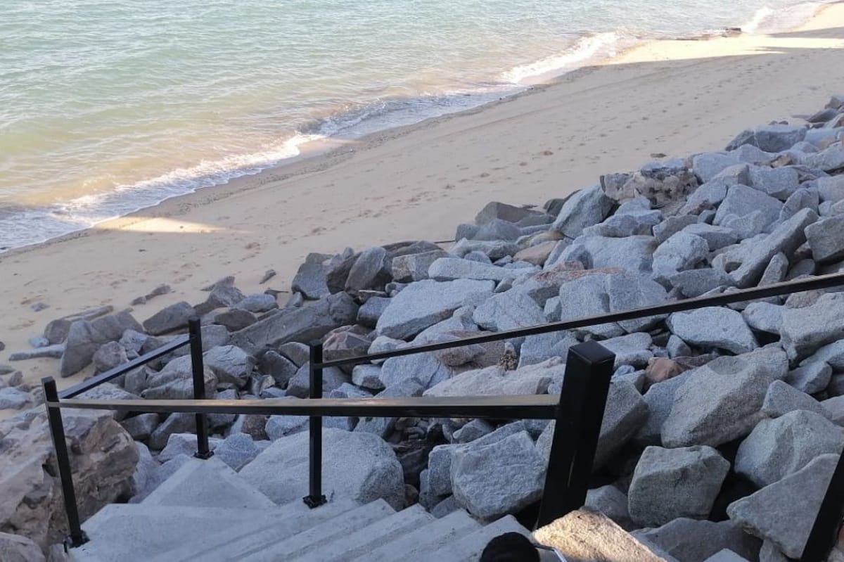 Casa Habana Vacation Rental San Felipe - Stairs to the beach