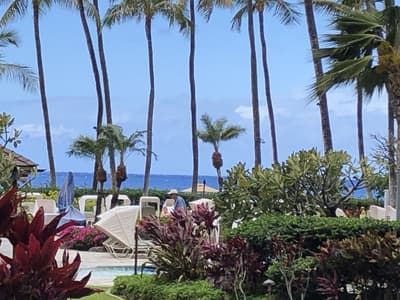 FAMILY 1ST FLOOR Kaanapali Alii Unit 416  CORNER 2bdrm Updated Open Floorplan Family Friendly