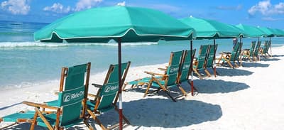 Oasis #504 FREE Beach Service Included - 2 Chairs and Umbrella