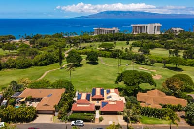 Beautifully situated in Kaanapali with a backyard that opens up to the Kaanapali Kai golf course.