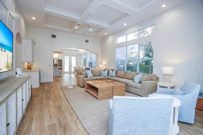 Casablanca - Captiva Island Village home with pool just two homes from the sand