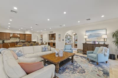 150 yards to the beach. Waterfall resort style pool, private theater and more