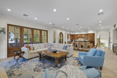 150 yards to the beach. Waterfall resort style pool, private theater and more