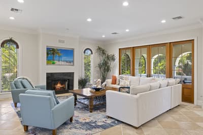 150 yards to the beach. Waterfall resort style pool, private theater and more