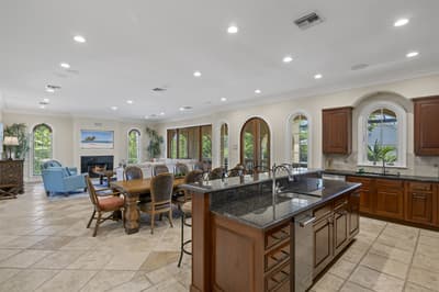 150 yards to the beach. Waterfall resort style pool, private theater and more