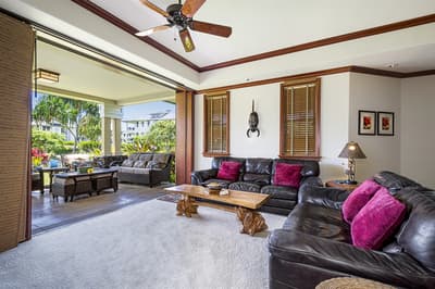 Kolea 14K (3/2) ~ Luxuriously Furnished 3 Bedroom Popular Ground Level End Condo