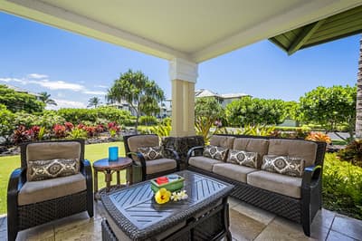 Kolea 14K (3/2) ~ Luxuriously Furnished 3 Bedroom Popular Ground Level End Condo