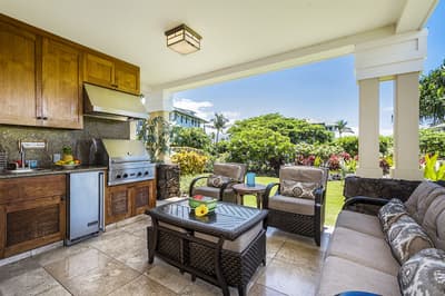 Kolea 14K (3/2) ~ Luxuriously Furnished 3 Bedroom Popular Ground Level End Condo