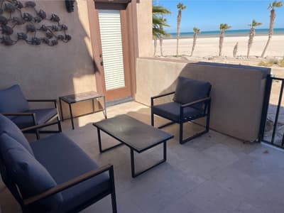 Condo 751 in El Dorado Ranch, San Felipe beachfront rental property - Patio