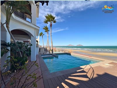 Casa Francisco San Felipe Baja Beachfront Vacation Rental Villa - Front view of house